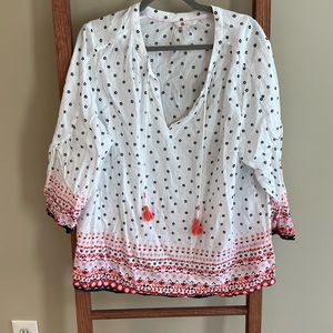 Boden floral printed blouse, excellent used condition